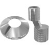 Эксцентрик TERMINUS HP 3/4*1/2 с конической декоративной чашкой 4620768882555