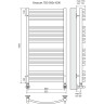 Полотенцесушитель водяной TERMINUS КЛАССИК П20 500x1006 4620768886478